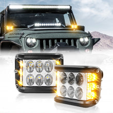 Load image into Gallery viewer, Side Shooter, LED Pods Light 4 inch Off Road Strobe light