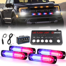 Load image into Gallery viewer, Grille & Surface Mount Strobe Light Ultra Slim - Set of 4