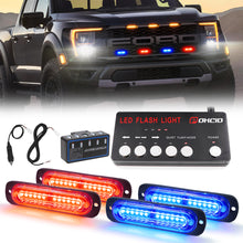 Load image into Gallery viewer, Grille & Surface Mount Strobe Light Ultra Slim - Set of 4