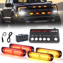 Load image into Gallery viewer, Grille & Surface Mount Strobe Light Ultra Slim - Set of 4