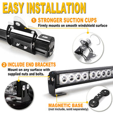 Load image into Gallery viewer, 32 LED 34" Traffic Advisor Light Bar With Brackets