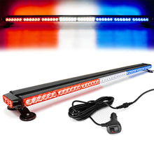 Load image into Gallery viewer, 102 LED 48" Double Side Roof Top Strobe Light Bar with Magnetic Base