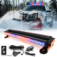 Load image into Gallery viewer, Wireless Rechargeable Battery 26" LED Rooftop Double Side Strobe Light Bar