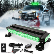 Load image into Gallery viewer, Wireless Rechargeable Battery 14.5" LED Rooftop Double Side Strobe Light Bar