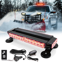 Load image into Gallery viewer, Wireless Rechargeable Battery 14.5" LED Rooftop Double Side Strobe Light Bar