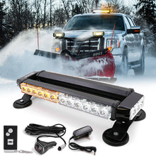 Load image into Gallery viewer, Wireless Rechargeable Battery 14.5" LED Rooftop Double Side Strobe Light Bar