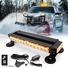 Load image into Gallery viewer, Wireless Rechargeable Battery 14.5" LED Rooftop Double Side Strobe Light Bar