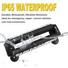 Load image into Gallery viewer, Wireless Rechargeable Battery 26" LED Rooftop Double Side Strobe Light Bar