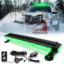 Load image into Gallery viewer, Wireless Rechargeable Battery 26" LED Rooftop Double Side Strobe Light Bar