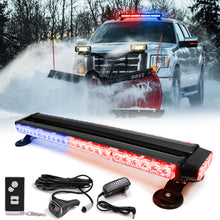 Load image into Gallery viewer, Wireless Rechargeable Battery 26" LED Rooftop Double Side Strobe Light Bar