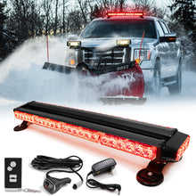 Load image into Gallery viewer, Wireless Rechargeable Battery 26" LED Rooftop Double Side Strobe Light Bar