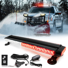 Load image into Gallery viewer, Wireless Rechargeable Battery 26" LED Rooftop Double Side Strobe Light Bar