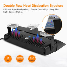 Load image into Gallery viewer, 2 in 1 16 LED Strobe Light Bar for Interior Roof Dash Windshield