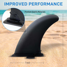 Load image into Gallery viewer, 9" Sup Fin Replacement for Inflatable Paddle Board