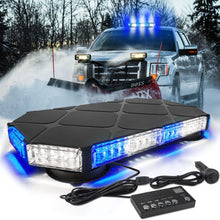 Load image into Gallery viewer, 56 LED Rooftop Strobe Light Bar with Controller Magnetic Base
