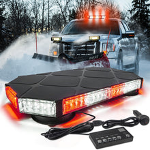 Load image into Gallery viewer, 56 LED Rooftop Strobe Light Bar with Controller Magnetic Base