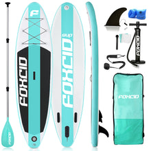 Load image into Gallery viewer, Speed 04 Aqua 9&#39;6 Inflatable Paddle Board By FOXCID 2022
