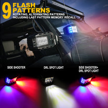Load image into Gallery viewer, Side Shooter, LED Pods Light 4 inch Off Road Strobe light