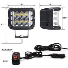Load image into Gallery viewer, Side Shooter, LED Pods Light 4 inch Off Road Strobe light