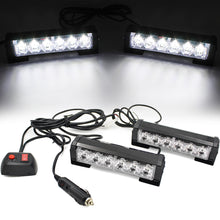 Load image into Gallery viewer, 2 X 6 LED Traffic Advisor Rooftop Light Bars