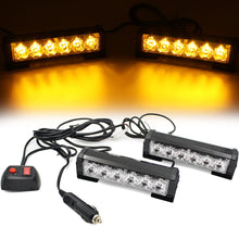 Load image into Gallery viewer, 2 X 6 LED Traffic Advisor Rooftop Light Bars