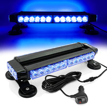 Load image into Gallery viewer, 30 LED 14.5" Double Side Roof Top Strobe Light Bar with Magnetic Base