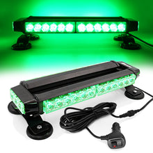 Load image into Gallery viewer, 30 LED 14.5" Double Side Roof Top Strobe Light Bar with Magnetic Base