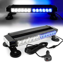 Load image into Gallery viewer, 30 LED 14.5" Double Side Roof Top Strobe Light Bar with Magnetic Base