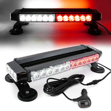 Load image into Gallery viewer, 30 LED 14.5" Double Side Roof Top Strobe Light Bar with Magnetic Base