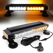 Load image into Gallery viewer, 30 LED 14.5" Double Side Roof Top Strobe Light Bar with Magnetic Base