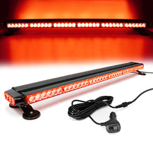 Load image into Gallery viewer, 78 LED 38&quot; Double Side Roof Top Strobe Light Bar with Magnetic Base
