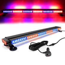 Load image into Gallery viewer, 78 LED 38" Double Side Roof Top Strobe Light Bar with Magnetic Base