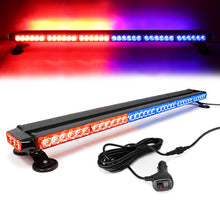 Load image into Gallery viewer, 78 LED 38" Double Side Roof Top Strobe Light Bar with Magnetic Base
