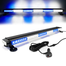 Load image into Gallery viewer, 78 LED 38&quot; Double Side Roof Top Strobe Light Bar with Magnetic Base
