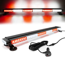 Load image into Gallery viewer, 78 LED 38&quot; Double Side Roof Top Strobe Light Bar with Magnetic Base
