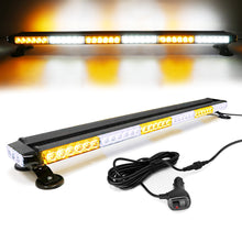 Load image into Gallery viewer, 78 LED 38" Double Side Roof Top Strobe Light Bar with Magnetic Base