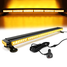 Load image into Gallery viewer, 78 LED 38" Double Side Roof Top Strobe Light Bar with Magnetic Base
