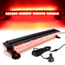 Load image into Gallery viewer, 54 LED 26" Double Side Roof Top Strobe Light Bar with Magnetic Base