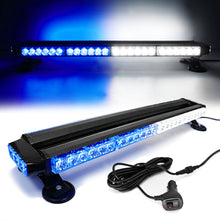 Load image into Gallery viewer, 54 LED 26&quot; Double Side Roof Top Strobe Light Bar with Magnetic Base
