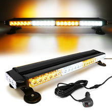 Load image into Gallery viewer, 54 LED 26" Double Side Roof Top Strobe Light Bar with Magnetic Base