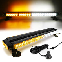Load image into Gallery viewer, 54 LED 26" Double Side Roof Top Strobe Light Bar with Magnetic Base