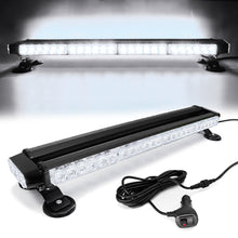 Load image into Gallery viewer, 54 LED 26&quot; Double Side Roof Top Strobe Light Bar with Magnetic Base
