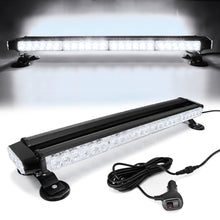 Load image into Gallery viewer, 54 LED 26" Double Side Roof Top Strobe Light Bar with Magnetic Base
