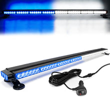Load image into Gallery viewer, 102 LED 48&quot; Double Side Roof Top Strobe Light Bar with Magnetic Base
