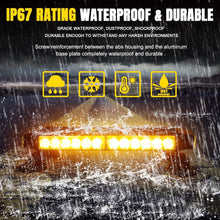 Load image into Gallery viewer, 30 LED 14.5" Double Side Roof Top Strobe Light Bar with Magnetic Base