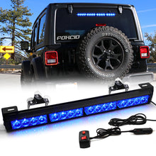 Load image into Gallery viewer, 16 LED 18" Traffic Advisor Light Bar With Brackets