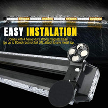 Load image into Gallery viewer, 102 LED 48" Double Side Roof Top Strobe Light Bar with Magnetic Base