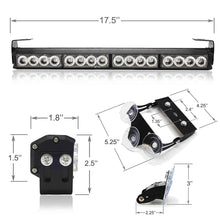 Load image into Gallery viewer, 16 LED 18" Traffic Advisor Light Bar With Brackets