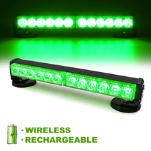 Load image into Gallery viewer, Wireless Battery 12 LED Traffic Advisor Strobe Light Bar