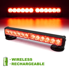 Load image into Gallery viewer, Wireless Battery 12 LED Traffic Advisor Strobe Light Bar